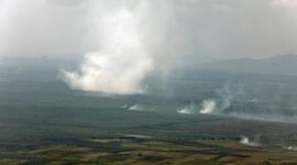 Kebakaran hutan dan lahan (karhutla) masih meraja lela di wilayah Kalimantan Selatan. (Dok. BNPB) 
