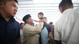 Calon Wakil Presiden, Pabowo Subianto Besilaturahmi ke para kiai pondok pesantren (ponpes) Sunan Drajat di Lamongan. (Dok. Tim Media Prabowo Subianto)