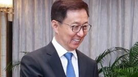 Wakil Presiden (Wapres) Tiongkok Han Zheng. (Instagram.com @hengsweekeat)