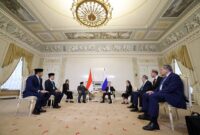 Presiden RI Prabowo Subianto dan Presiden Federasi Rusia Vladimir Putin. (Dok. Tim Media Prabowo)