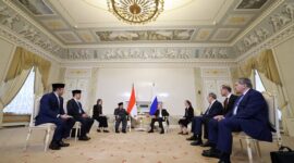 Presiden RI Prabowo Subianto dan Presiden Federasi Rusia Vladimir Putin. (Dok. Tim Media Prabowo)

